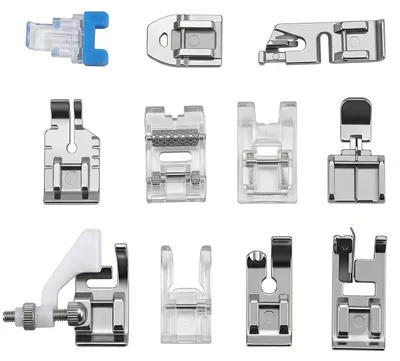 Productafbeelding van 11-delige set naaivoeten - Accessoires voor huishoudelijke naaimachines