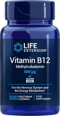 Obrázek produktu pro Vitamin B12 metylkobalamin 500 μg pastilky 100 kapslí