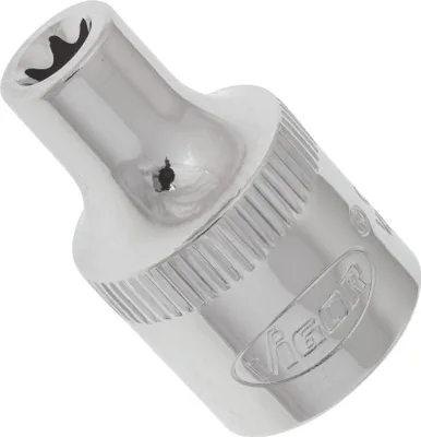 Produktbild von Vigor V2726, Buchse, 3/8", 1 Kopf/Köpfe, E6, 28 mm