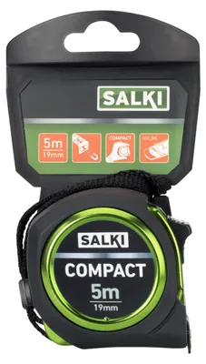 Zdjęcie produktu dla Salki 85170010 85170010 - Taśma miernicza 5 m, kompaktowa + haczyk