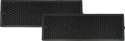 Produktbild von vhbw 2x Aktivkohlefilter kompatibel mit Braun Scan & Clean BFD104BE, Scan & Clean BFD104BE2 Luftreiniger - Luftfilter Schwarz