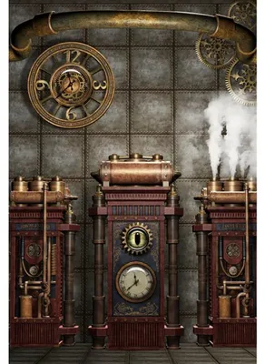 Zdjęcie produktu dla Retro Steampunk Tło do Fotografii