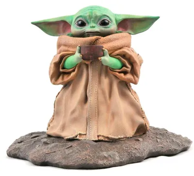 Produktbild von Star Wars The Mandalorian The Child Soup Premier Collection statue 17cm