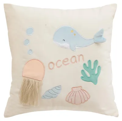 Produktbild von Kinderkissen orta 40x40 cm beige ocean  - Atmosphera créateur d'intérieur
