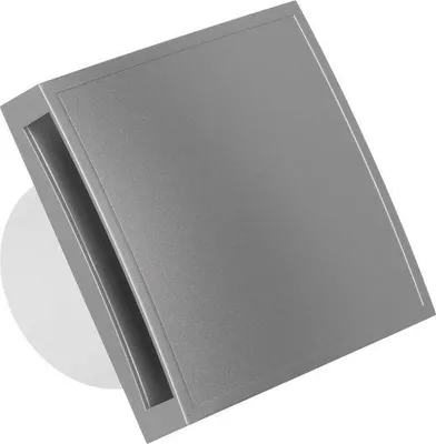 Obrázek produktu pro Stříbrný nástěnný ventilátor Ø 100 mm s časovačem