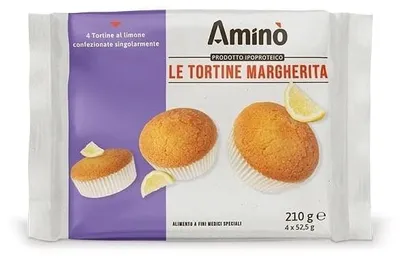 Immagine prodotto di Amino' Le Tortine Margherita 4 Pezzi X 52,5G