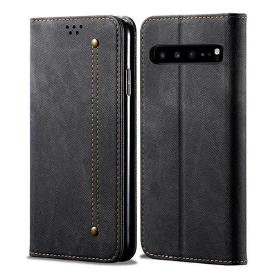 Immagine prodotto di Custodia Galaxy S10 5G, Custodia in pelle con chiusura magnetica e funzione stand per Samsung Galaxy S10 5G Nero