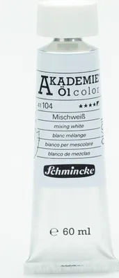Produktbild von Schmincke 60ml AKADEMIE Öl color Mischweiss Öl 41 104 011