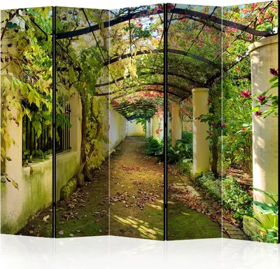 Obrázok produktu pre Obojstranný paraván Krajiny 225x172 cm 5-dielny viacfarebný