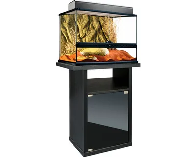 Produktbild von Terrarienkombination EXO TERRA inkl. Compact-Top, Unterschrank 60 x 45 x 125,5 cm schwarz
