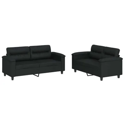 Produktbild von VidaXL 3202362, Schwarz, Schaum, Kunstleder, Metall, Polywood, Textil, 170 cm, 77 cm, 80 cm
