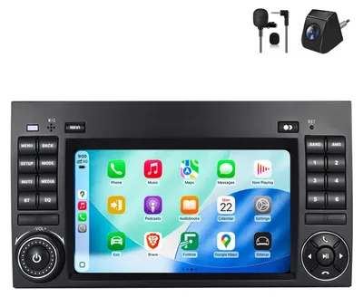 Obrázok produktu pre 7" Android Autorádio 32GB pre Mercedes W245 W639 2005-2014 Carplay Android Auto Navigácia Bluetooth DAB+