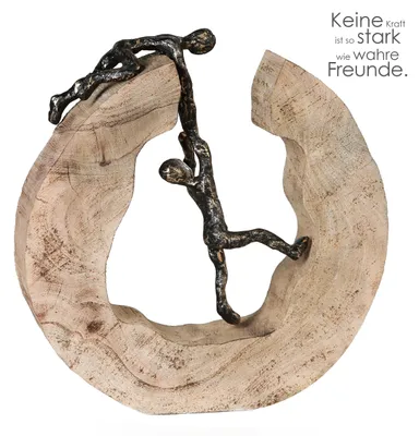 Obrázek produktu pro Casablanca by Gilde dekorativní soška Teamwork bronz V. 30 cm,71804
