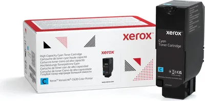 Produktbild von Xerox ® VersaLink® C620-Farbdrucker Hohe Kapazität-Tonermodul Cyan (12000 Seiten) - 006R04625, 12000 Seiten, Cyan, 1 Stück(e)