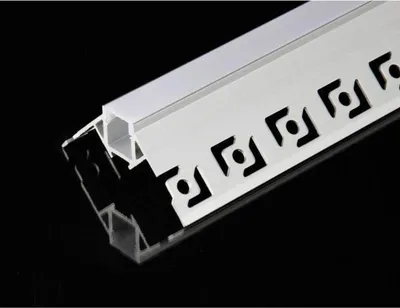 Produktbild von Winkelprofil aus Aluminium 1m für LED-Streifen Abdeckung Opak Weiß
