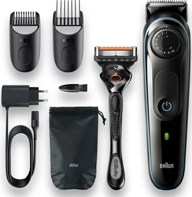 Produktbild von Braun BeardTrimmer 5 BT5341 Schwarz, Blau
