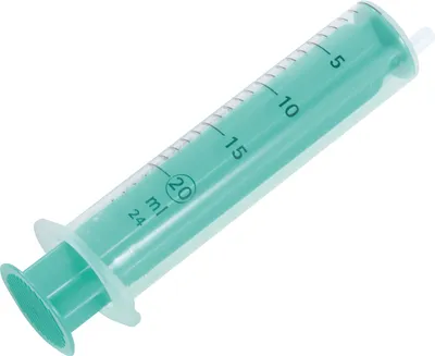 Produktbild von EDUPLAY 120726 Spritze 20 ml, transparent/türkis