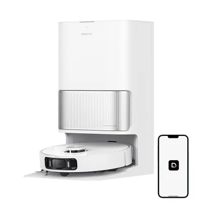Produktbild von DREAME L40 Ultra AE Saugroboter mit Wischfunktion,19000 Pa Saugkraft,Nassen und trockenen Schmutz,Das All-in-1-Dock entleert Staub, Weiß