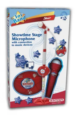 Image de Microphone Bontempi sur pied réglable 400910