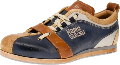 Immagine prodotto di Kamo Gutsu TIFO-017 - Scarpe casual da uomo - Mustard-Navy, Dimensione:45 EU