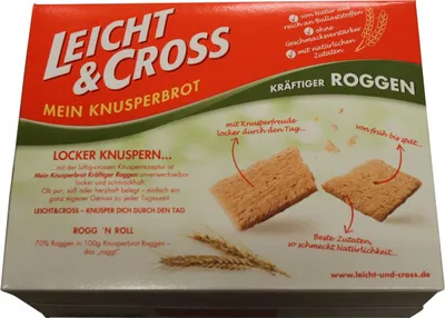 Obrázok produktu pre Žitný chlieb Light&Cross crispbread