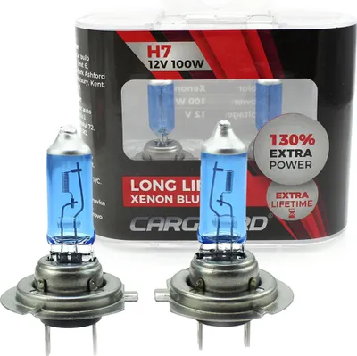 Produktbild von Carguard - H7 Autobirne Halogen - Xenon Look - 100W 12V - Lange Lebensdauer - 130% extra Lichtleistung