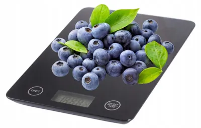 Produktbild von Elektronische Küchenwaage LCD 5 kg/1 g, Glas, Touch-Tasten, Tara