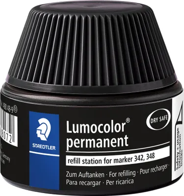 Produktbild von STAEDTLER Lumocolor Refill Station 488 48 schwarz 15 ml