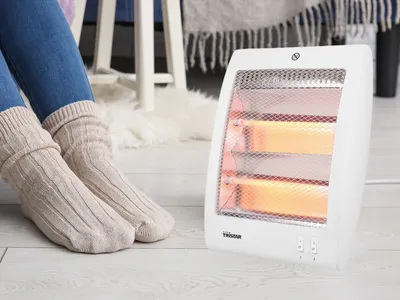 Produktbild von Tristar Heizstrahler | KA-5127 | Infrarot | 800 W | Geeignet für Räume bis 30 m³ | Geeignet für Räume bis 12 m² | Grau | IP00