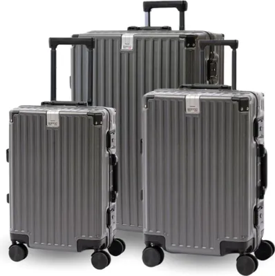 Produktbild von BERTOO Palermo Reisekoffer - dunkelgrau 3-in-1-Set