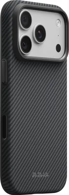Image de Étui PITAKA Summa pour iPhone 18 Pro / 17 Pro, noir et gris