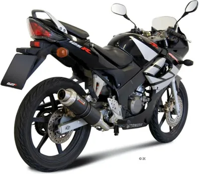 Zdjęcie produktu dla Kompletny układ wydechowy z włókna węglowego MIVV GP dla HONDA CBR 125 R