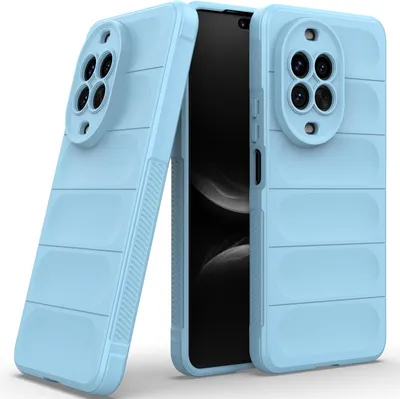 Produktbild von Handyhülle für Huawei Nova 14 Pro Weich TPU Silikon Stossfest Anti-rutsch Hülle Blau