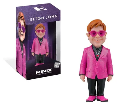 Zdjęcie produktu dla Miniaturowa figurka Eltona Johna - przedmiot kolekcjonerski, wysokość 12 cm