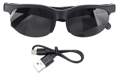 Produktbild von Intelligente Brille für Männer und Frauen, Bluetooth-Sonnenbrille, eingebautes Mikrofon, Lautsprecher, immersiver Sound, IP54, 7 Stunden Akkulaufzeit,