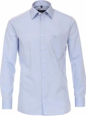 Produktbild von CASAMODA Herren Businesshemd Langarm Kent Modern-Fit Hellblau 48