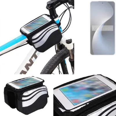 Produktbild von K-S-Trade Rahmentasche Fahrrad-Halterung kompatibel mit Meizu 21 Note Rahmenhalterung Fahrrad Handyhalterung Fahrradtasche Handy Smartphone Halterung