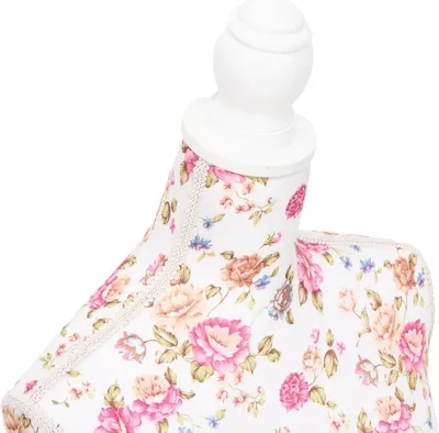 Image de vidaXL Buste de femme mannequin de couture Buste Torso Mannequin Coton Blanc Rose