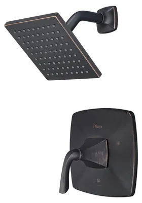 Immagine prodotto di PFISTER LG897BSY LG89-7BSY Bronson, miscelatore monocomando per lavabo, solo rivestimento, stile toscano