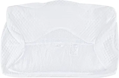 Produktbild von Kissenbezüge, waschbar, Ersatzkissenbezug, geeignet für HOMCA-PL01-Kissen (60x35x8/12 cm), weiß