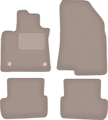 Produktbild von Beige Veloursmatten für: Dacia Logan III Limousine, Kombi (2021-)