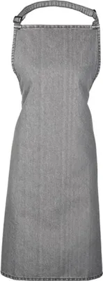 Produktbild von Premier Workwear PR150 | Latzschürze ŽColoursŽ - Waschbar bei 60 °C - Farbe: Grey Denim (ca. Pantone 425) - Größe: 72 x 86 cm