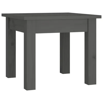 Produktbild von vidaXL Couchtisch Grau 35x35x30 cm Massivholz Kiefer