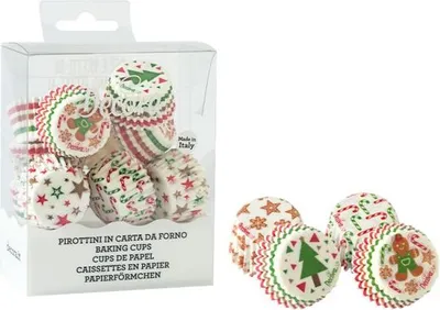 Obrázek produktu pro Mini košičky vánoční, 27x17 mm 200ks