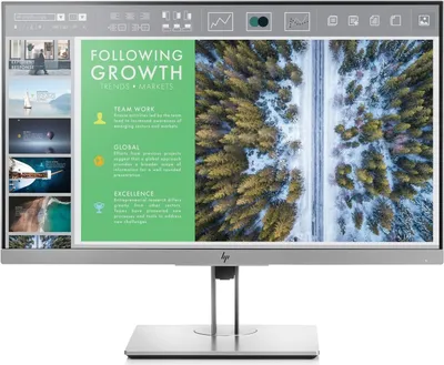 Produktbild von HP EliteDisplay E243 60,5cm (23,8") TFT-Monitor (LED, FULL HD, IPS, Pivot, HDMI + DP + USB) Silber 1FH47AA