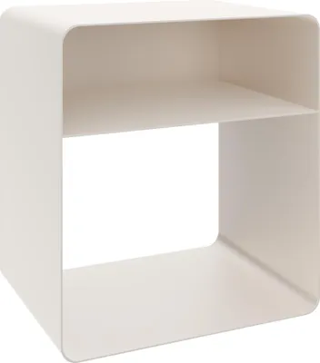 Produktbild von BETTSO Moderner Nachttisch AURA aus Kaschmir mit Ablage für minimalistische Innenräume