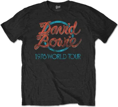 Obrázok produktu pre David Bowie 1978 World Tour 2 Tričko s krátkym rukávom Black L