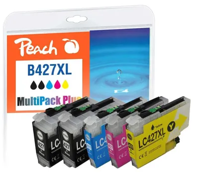 Produktbild von Peach Patrone Brother LC-427XL MutliPackPlus 2xbk+1c m y remanufactured