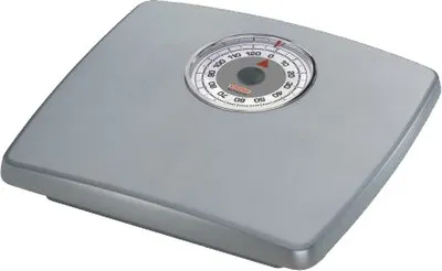 Produktbild von Soehnle 61351 Loupe, Mechanische Personenwaage, 130 kg, 1 kg, Silber, Metall, Kunststoff