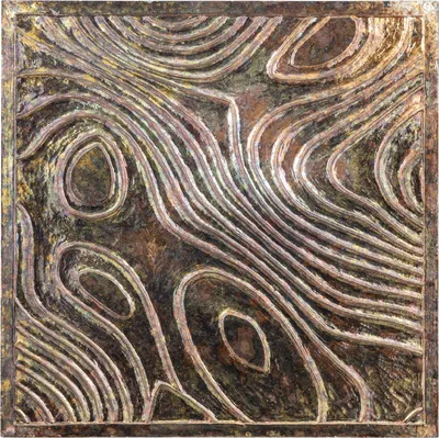 Produktbild von PTMD - Connolly Wandpaneel - Braun - 90 x 2,5 x 90 cm